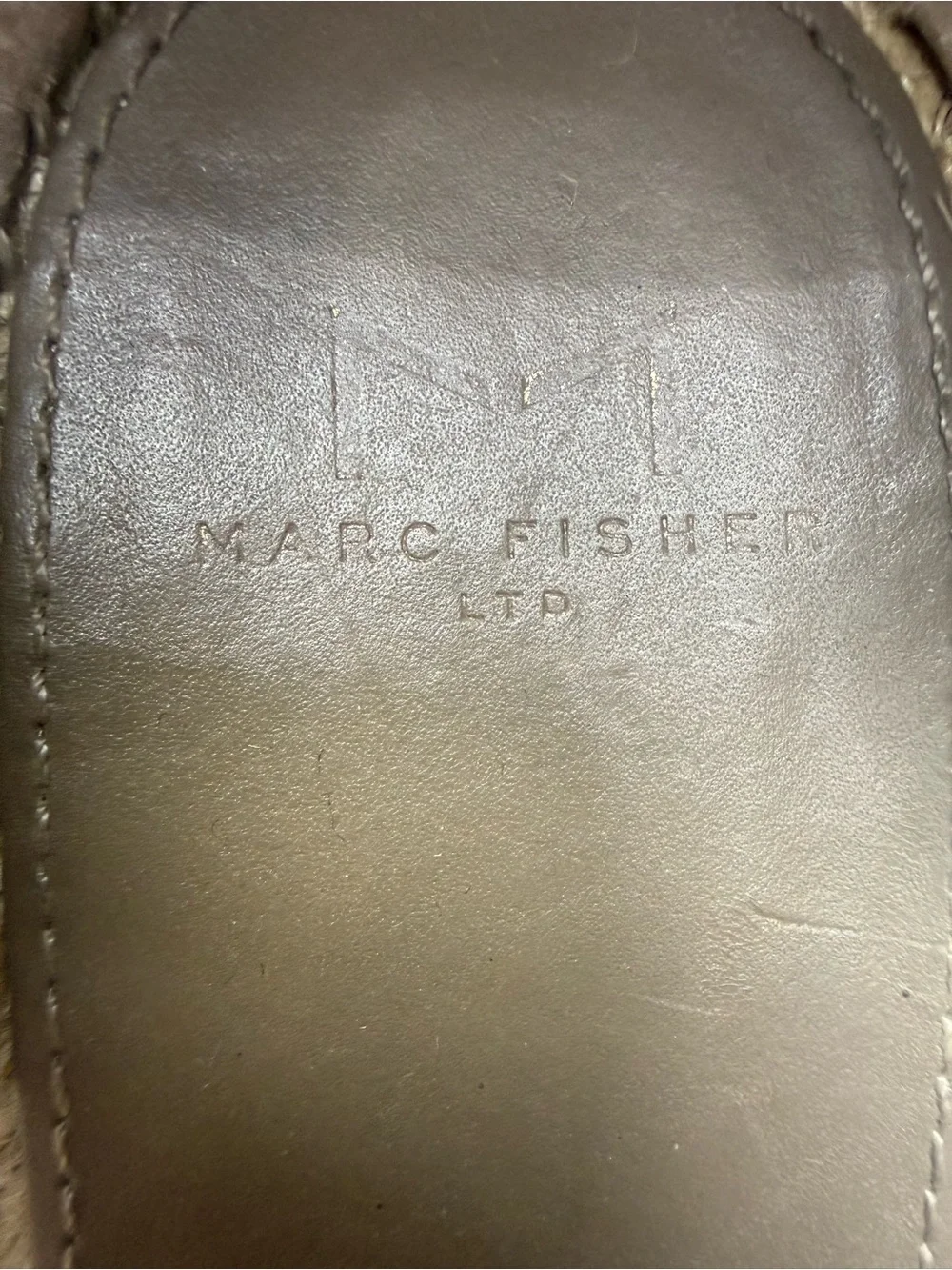 Marc Fisher taupe suede